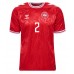 Maillot de foot Danemark Joachim Andersen #2 Domicile vêtements Europe 2024 Manches Courtes